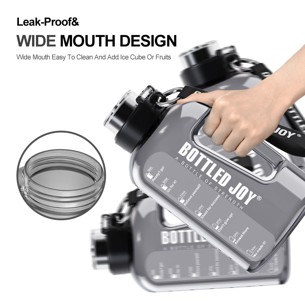 Bottle Joy Classic I Glug jug Large Capacity Water Bottle, 2.5L/84OZ BPA Free PETG material - Image 8