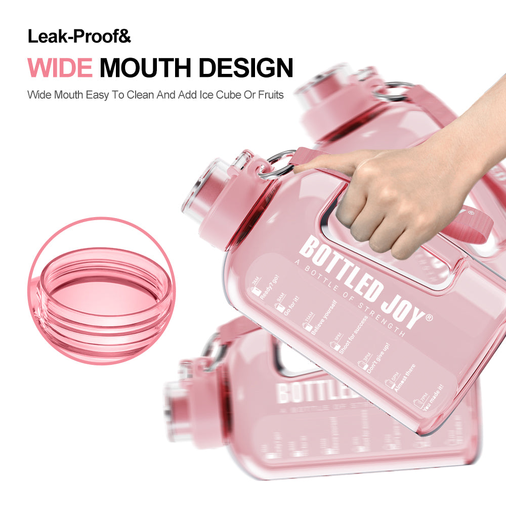 Bottle Joy Classic I Glug jug Large Capacity Water Bottle, 2.5L/84OZ BPA Free PETG material - Image 4