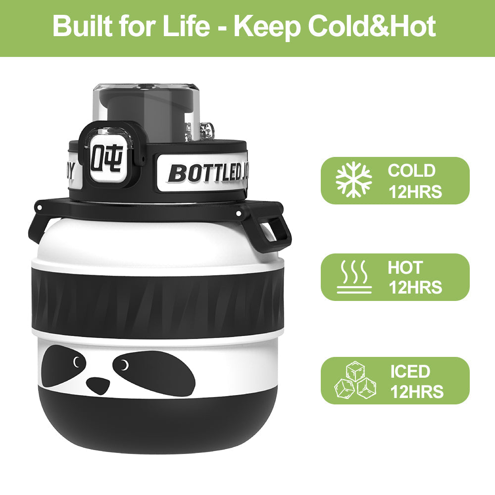 PANDA GLUG, 17 OZ, BPA Free, 316 Stainless Steel Water Bottle - Image 2