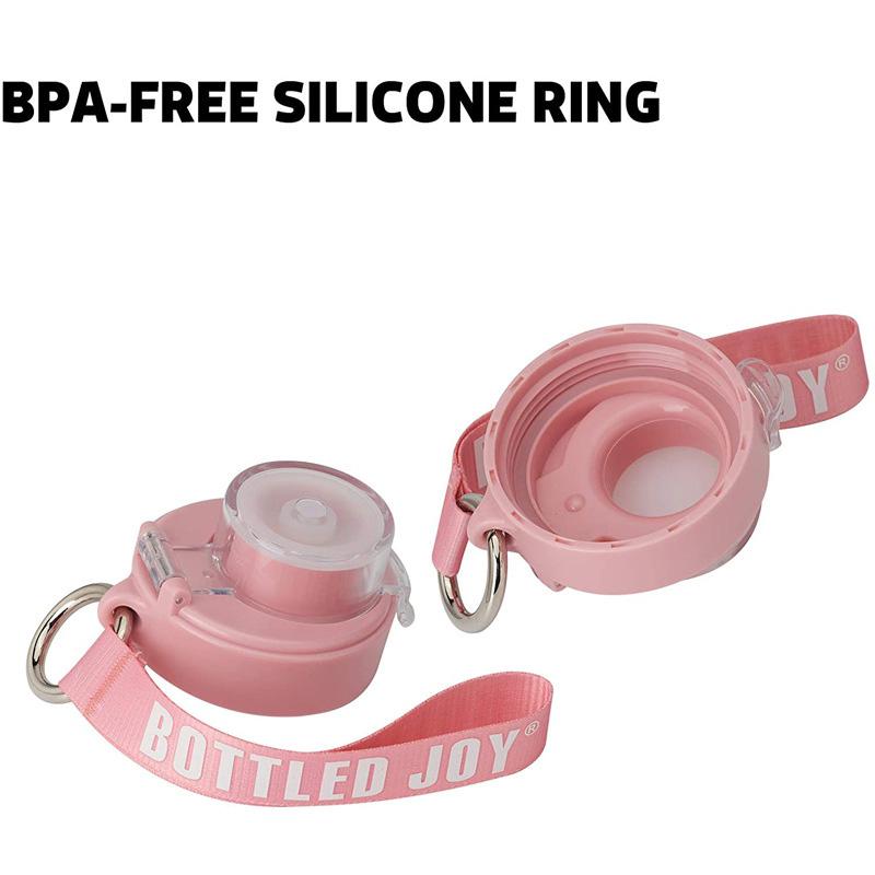 Leak proof 2.5L sports water bottle with motivational time marker gym fitness water jug with rope - Image 7