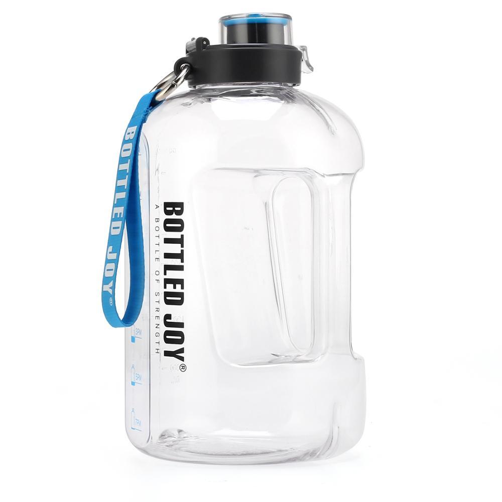 Leak proof 2.5L sports water bottle with motivational time marker gym fitness water jug with rope - Image 4